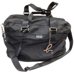 ♪♪agnes b voyage アニエスベーボヤージュ ボストンバッグ ブラック