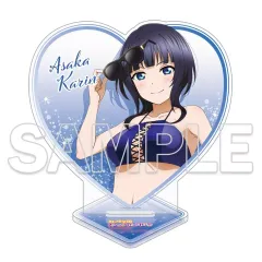 【中古】アクリルスタンド・アクリルパネル 朝香果林 ハート型ラメ入りアクリルスタンド 「ラブライブ!虹ヶ咲学園スクールアイドル同好会」
