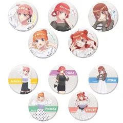 【新品】バッジ・ビンズ 【ボックス】五等分の花嫁* トレーディングキラキラ缶バッジ