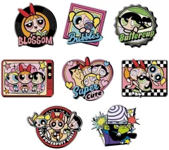 【新品】バッジ・ビンズ 【ボックス】パワーパフガールズ ビッグピンズコレクション