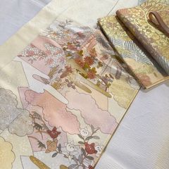 藤井寛 田中義織物 訪問着 セット 正絹 雲 金駒刺繍 - メルカリ