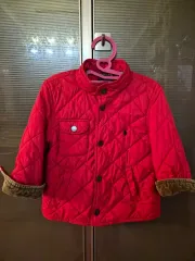 ポロラルフローレン キッズ キルティング ジャケット レッド 3T