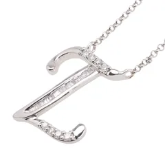 Z アルファベット イニシャル K18WG ホワイトゴールド レディース【1-0228333】