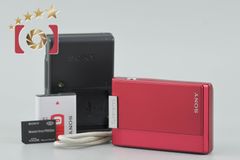 SONY ソニー 【中古】SONY ソニー Cyber-shot DSC-T100 レッド デジタルスチルカメラ コンパクトデジタルカメラ