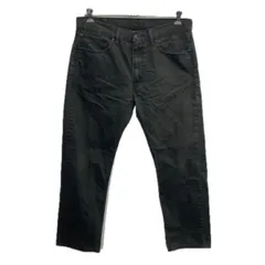 Levi's 505 デニムパンツ W36 ダークブラウン リーバイス ジップアップ アメカジ ジーンズ デニム コットン 2512-505