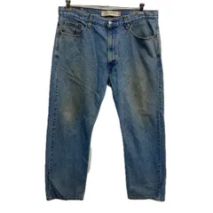 Levi's 505 デニムパンツ W38 ライトブルー リーバイス ジップアップ アメカジ ジーンズ デニム コットン ビッグサイズ 2512-536