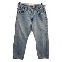 Levi's 505 デニムパンツ W38 アイスブルー リーバイス ジップアップ アメカジ ジーンズ デニム コットン ビッグサイズ 2512-537