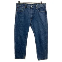 Levi's 505 デニムパンツ W38 ブルー リーバイス ジップアップ アメカジ ジーンズ デニム コットン ビッグサイズ 2512-548