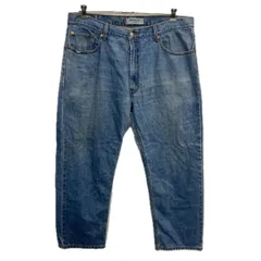 Levi's 505 デニムパンツ W40 ライトブルー リーバイス ジップアップ アメカジ ジーンズ デニム コットン ビッグサイズ 2512-551