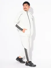 セットアップ トラックスーツ M STA 大きいサイズ メンズ 3ストライプス 上下セット ジャージ  adidas (アディダス)