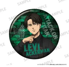 進撃の巨人 丸缶バッジ リヴァイ・アッカーマン(DIY) 進撃 グッズ 缶バッジ 缶バッチ