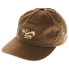 Cactus Jack (カクタスジャック) ×NIKE AIR JORDAN Highest Hat ナイキ エアジョーダン ロゴ刺繍 6パネルベースボールキャップ ブラウン
