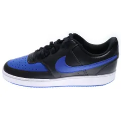 NIKE (ナイキ) COURT VISION LO コート ビジョン ローカット スニーカー ブラック/ブルー US9.5/27.5cm DM8681-001