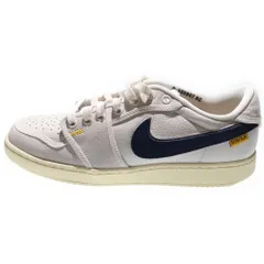 NIKE (ナイキ) ×UNION AIR JORDAN 1 LOW KO SAIL LEATHER ユニオン エアジョーダン1 ローカットスニーカー セイル アイボリー US10.5/27.5cm DZ4864-100