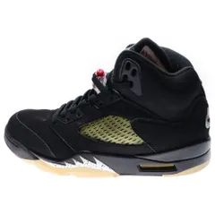 NIKE (ナイキ) AIR JORDAN 5 RETRO OG エアジョーダン レトロ ハイカットスニーカー ブラック US8.5/26.5cm 845035-003