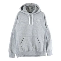 THE NORTH FACE (ザノースフェイス) SQUARE LOGO HOODIE スクエア ロゴ フーディー プルオーバーパーカー グレー NT62338