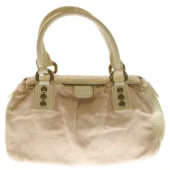 LOUIS VUITTON (ルイヴィトン) モノグラムミニラン トラペーズGM ハンドバッグ ホワイト×ライトピンク M40064 ゴールド金具