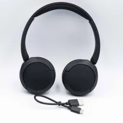 SONY WH-CH520 ブラック Bluetoothワイヤレスヘッドホン 軽くて扱い◎移動にも楽♪のサムネイル