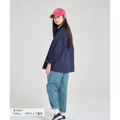 ネイビー MINIROI ガールズ 長袖 シンプル シャツトップス キッズ 女の子 襟付き 前開き きれいめ おしゃれ かわいい カジュアル 春夏秋冬 重ね着 韓国 子供服 120cm 130cm 140cm 150cm