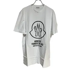C415 MONCLER モンクレール Tシャツ 半袖 シャツ ホワイト 白 メンズ L