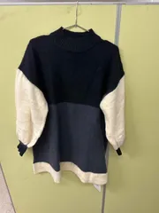 メンズ／ユニセックス ニットセーター 薄手 配色 ゆったり 長袖 春秋 ko1