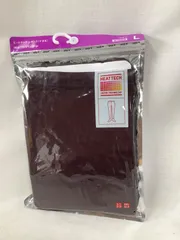 ユニクロ　ヒートテックレギンス（十分丈）Lサイズ　ワイン　レディース　R414