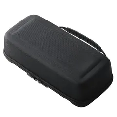 エレコム Nintendo Switch2専用 セミハードポーチ EVA素材 耐衝撃 大容量 AC充電器収納 ソフト収納ポケット付き ダブルファスナー 落下防止ストッパー ハンドル付き ブラック GM-NS225EVMBK 1