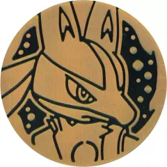 【中古】サプライ [単品] ルカリオ(正面/金) ポケモンコイン 「ポケモンカードゲーム ソード＆シールド スターターセット VSTAR ルカリオ」 同梱品