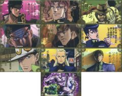 [중고] 스티커 스티커 전 10 종 세트 [조조의 기묘한 모험 THEJOJO WORLD 장면 사진 스티커 vol.2]