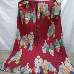 レディース ファッション ロングスカート プリーツスカート ウエスト:約62cm 日本製 未使用品 R337