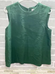 【B2-56】◇UNITED ARROWS    サイズ不明　タンクトップ　緑　無地