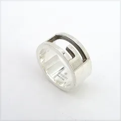 GUCCI / グッチ ◆Gカットアウト リング SILVER 925 Size：7 【リング/指輪/アクセサリー】 ブランド【中古】 