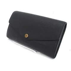 LOUIS VUITTON / ルイヴィトン ◆モノグラム･アンプラント ポルトフォイユサラ ブラック M82257 【財布/サイフ/ウォレット/wallet/コイン】 ブランド【中古】 
