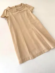 美品 Sweet Mommy スウィートマミー 定価9680円 襟2WAY Aラインフォーマル 授乳 マタニティ ワンピース sizeM/ベージュ ■■レディース