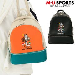 新品 未使用 MUスポーツ デュアルレザービジューロイヤルバックパック