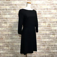 送料込み！ 未使用品 タグ付き Theory ワンピース 2 ブラック ☆礼服にも☆ 434
