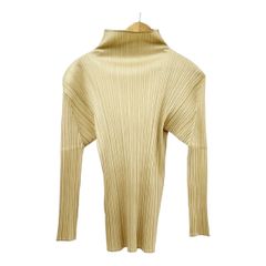 希少】PLEATS PLEASE トップス ゴールド 美品 - メルカリ