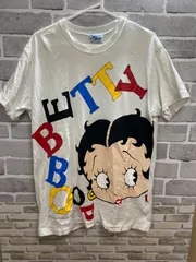 【B2-58】◇Betty Boop   M~Lサイズ　Tシャツ　白色