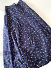 美品■niko and ニコ アンド S222IM12AD  定価5390円  フレア スカート sizeM/紺■◇レディース