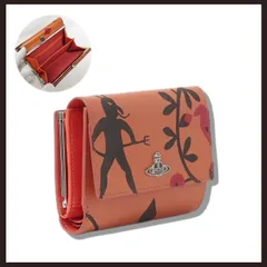 新品 未使用 ヴィヴィアンウエストウッド クラウンプリント 口金付二折財布【Vivienne Westwood】がま口 二つ折り財布