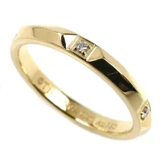 TIFFANY&Co. ティファニー K18YG イエローゴールド トゥルーバンド ダイヤ リング・指輪 ダイヤモンド 11.5号 3.4g レディース 中古 美品