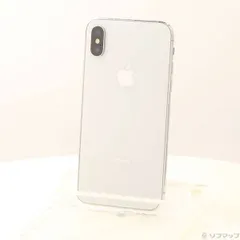 〔中古品〕 iPhoneX 256GB シルバー NQC22J／A SIMフリー【344】