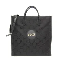 グッチ(Gucci) オフ ザ グリッド GG 630355 メンズ,レディース ナイロンキャンバス,レザー ハンドバッグ,ショルダーバッグ ブラック