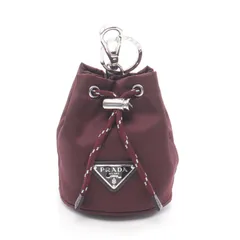 プラダ PRADA チャーム Re-Nylon スピードロック 2TT2022HE1F0007 バーガンディ ナイロン キーリング レディース 新品のサムネイル