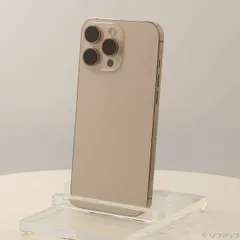 〔展示品〕 iPhone16 Pro Max 256GB デザートチタニウム 3N530J／A SIMフリー【377】