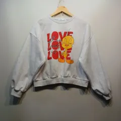 TWEE スウェット Tシャツ グレー サイズ 95 100 秋 冬 512104