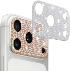 iPhone17Pro レンズ保護 キラキラカバー2枚
