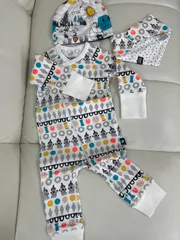 送料無料！！新品未使用！ムーミン新生児60〜70cm肌着セット　#71229MOAMT