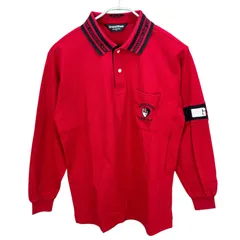 未使用タグ付　マンシングウェア　長袖ポロシャツ　赤　ファインウォーム　サイズ3L 未使用タグ付 マンシングウェア 長袖ポロシャツ 赤 ファインウォーム