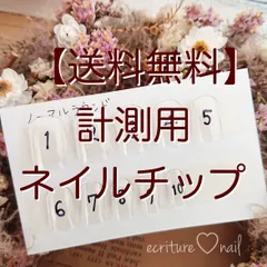 【送料無料】計測用ネイルチップ